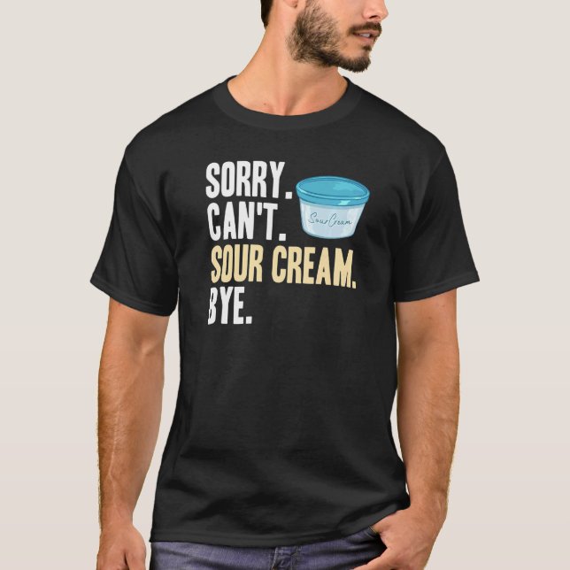 T-shirt Sauce à la crème aigre Vegan Dip Onion Dipping Ket (Devant)