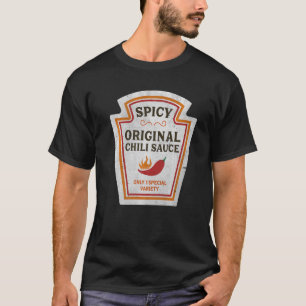 T-shirt Sauce au chili épicé d'origine seulement 1 Variété