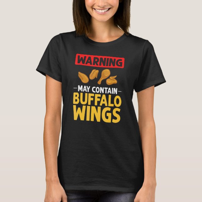 T-shirt Sauce au poulet frit à ailes chaudes de Buffalo (Devant)