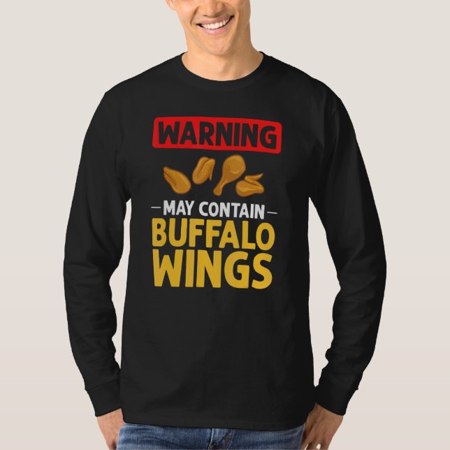 T-shirt Sauce au poulet frit à ailes chaudes de Buffalo (Devant)