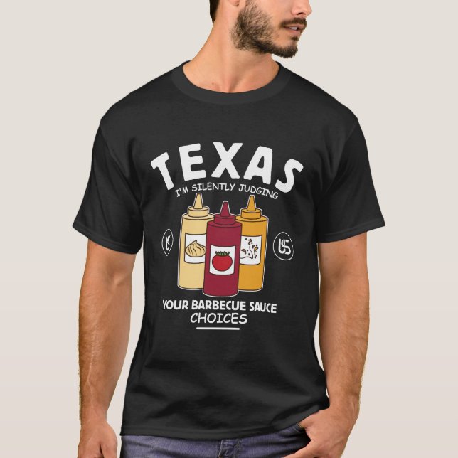 T-shirt sauce barbecue du Texas (Devant)