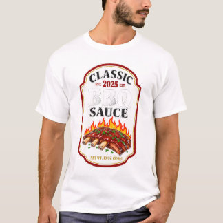 T-shirt Sauce barbecue Halloween Design de famille