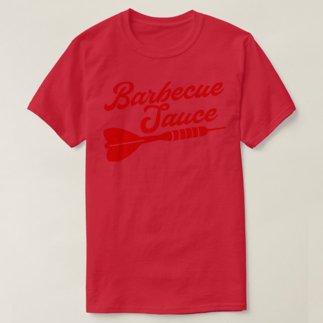 T-shirt Sauce barbecue rouge (Design devant)