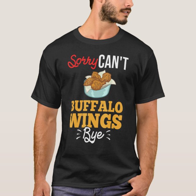 T-shirt Sauce Buffalo Wings pour ailes de poulet frit 3 (Devant)