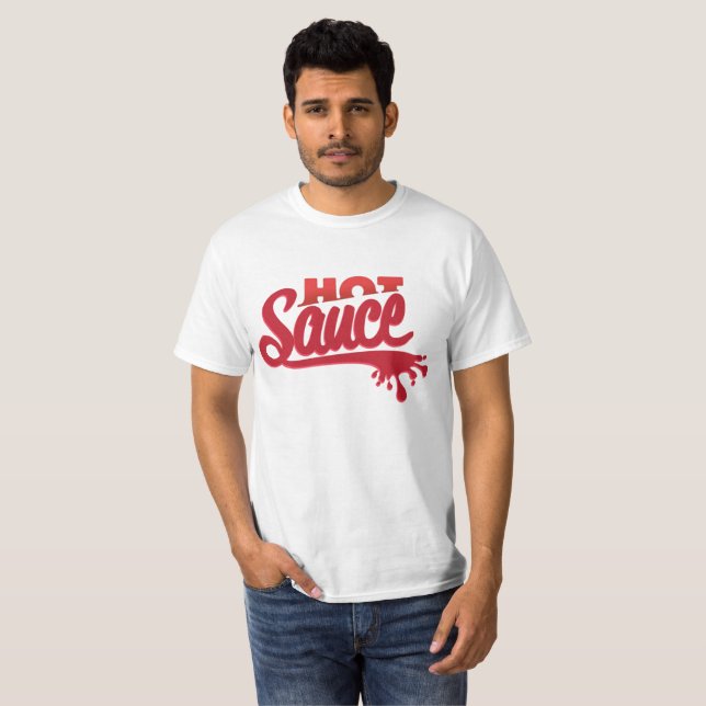 T-shirt Sauce chaude (Devant entier)