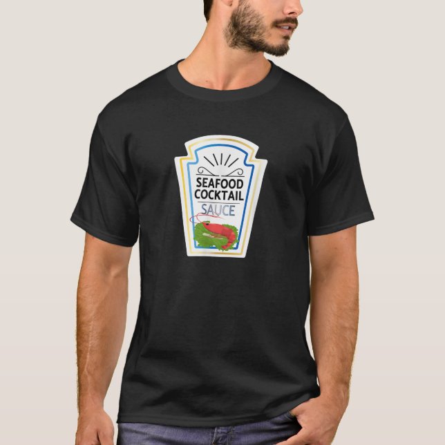 T-shirt Sauce cocktail de fruits de mer (Devant)
