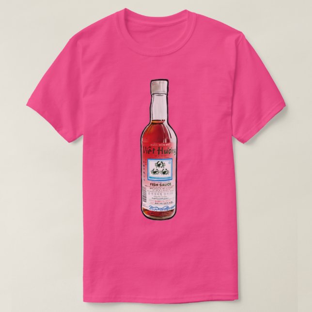 T-shirt Sauce de poisson de crabe 3 vietnamiens  (Design devant)