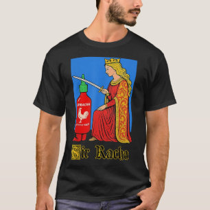 T-shirt Sauce piquante drôle Art médiéval
