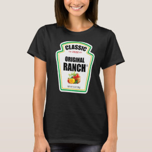 T-shirt Sauce Ranch Salade verte Dressing Costume d'Hallow