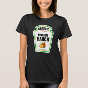 T-shirt Sauce Ranch Salade verte Dressing Costume d'Hallow