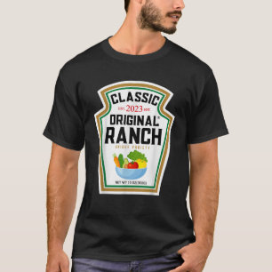 T-shirt Sauce Ranch Salade verte Dressing Costume d'Hallow