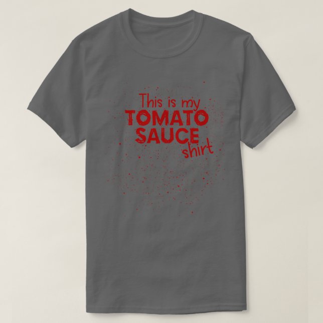 T-shirt Sauce tomate de Spaghetti italien Marinara (Design devant)