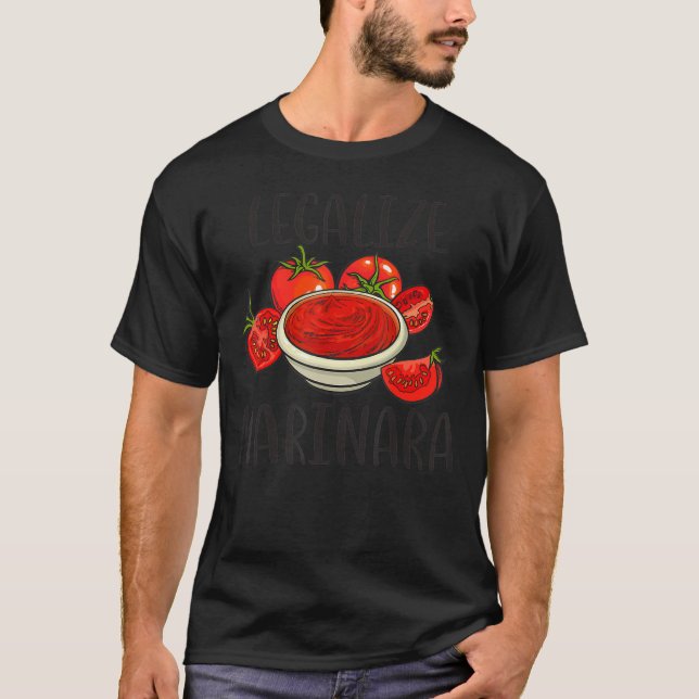 T-shirt Sauce tomate Marinara légalisée (Devant)
