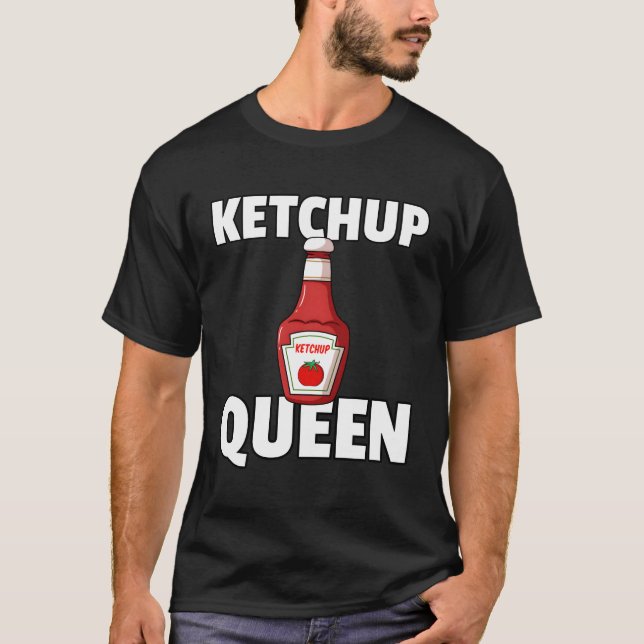 T-shirt Sauce tomate Queen Ketchup (Devant)