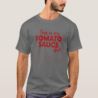 T-shirt Sauce tomate Taches de tomate drôle