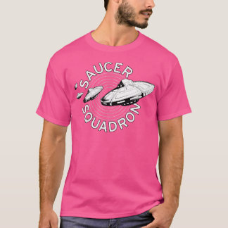 T-shirt Saucer Squadron Bw
