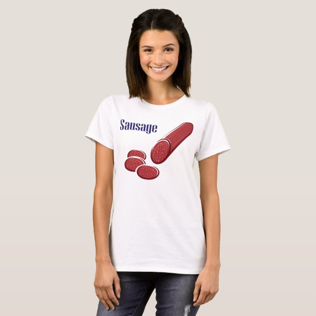 T-shirt saucisse (Devant entier)