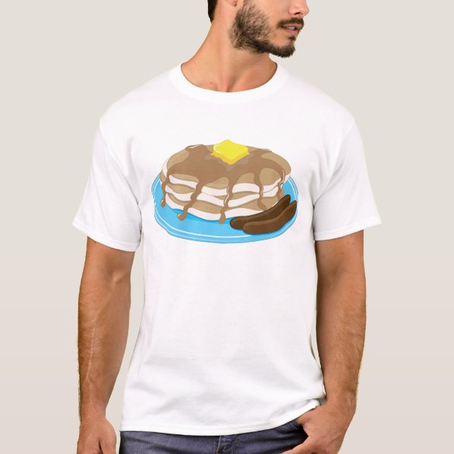 T-shirt Saucisse de crêpes (Devant)