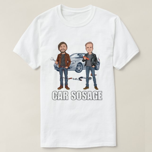 T-shirt Saucisse de voiture 2026 02 (Design devant)