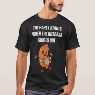 T-shirt Saucisse Pun Kielbasa Polonais