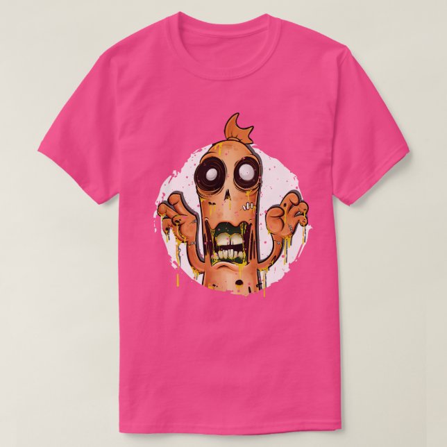 T-shirt Saucisse zombie (Design devant)