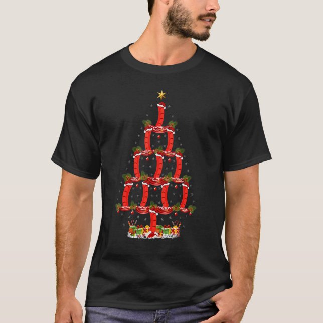 T-shirt Saucisson Viande Noël Fête Père Noël Saucisse Noël (Devant)