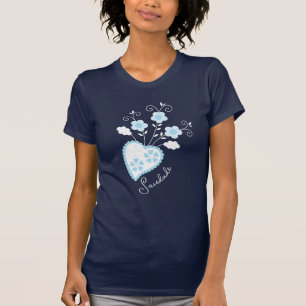 T-shirt Saudade veut dire que tu me manques coeur portugai
