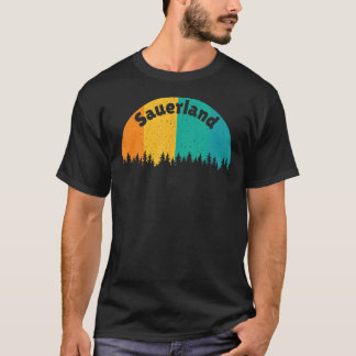 T-shirt Sauerland Allemagne Sauerlander Allemand Randonnée
