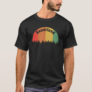 T-shirt Sauerland Allemagne Sauerlander Allemand Randonnée