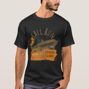 T-shirt Saumon Chinook Doré Sauvage