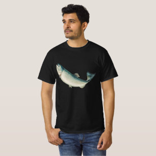 T-shirt Saumon de Californie par S.A. Kilbourne, Poisson V