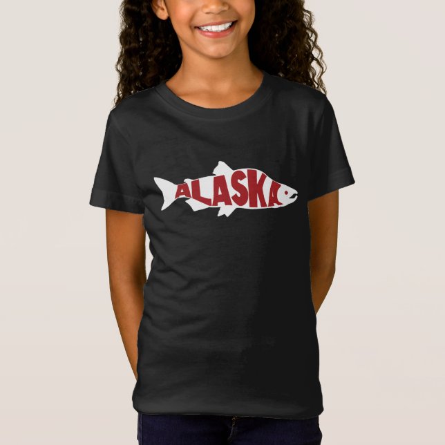 T-Shirt Saumon de l'Alaska (Devant)