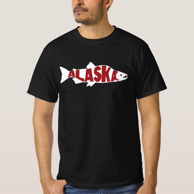 T-shirt Saumon de l'Alaska (Devant)