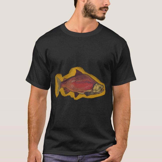 T-shirt saumon ensoleillé (Devant)
