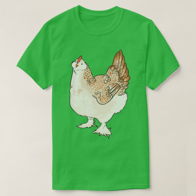 T-shirt Saumon Faverolle (Design devant)