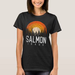T-shirt Saumon Idaho ID Retro Style Vintage les années 70 