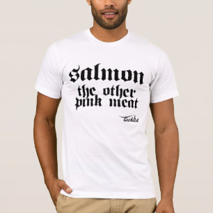 T-shirt Saumon l'autre viande rose