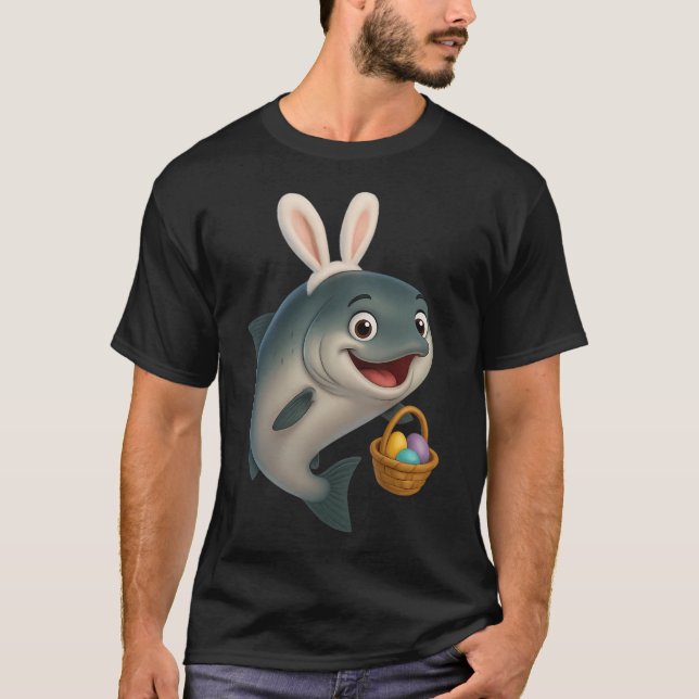 T-shirt Saumon royal de Pâques (Devant)