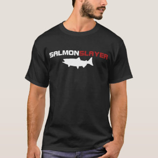 T-shirt Saumon Slayer Funny Saumon Pêcheur pêcheur