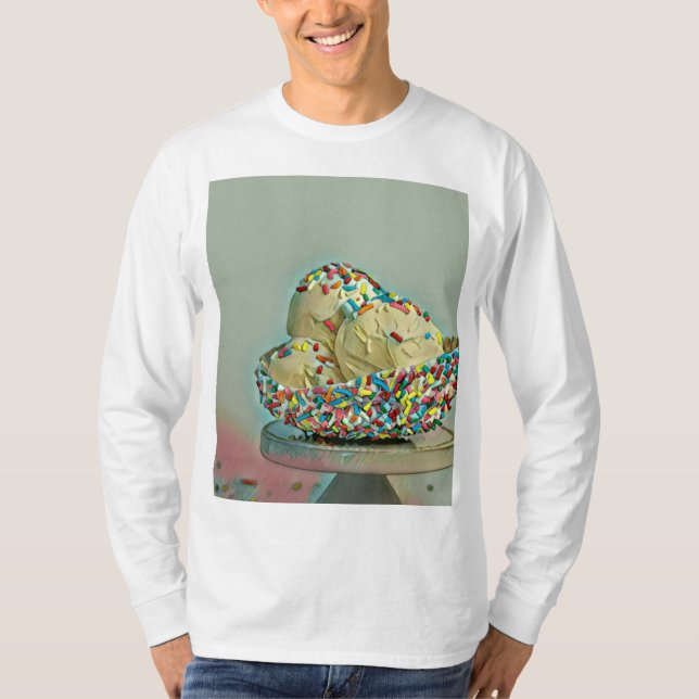 T-shirt Saupoudrer de crème glacée (Devant)