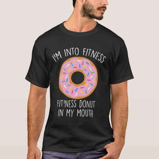 T-shirt Saupoudrer Doughnut Frit Dough Sweet Snack D (Devant)