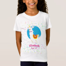 Saupoudrer Llama Unicorn Girls mignon Cadeaux Nomm