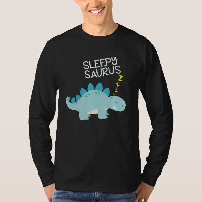 T-shirt Saurus Dinosaur endormi (Devant)