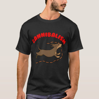 T-shirt Sausage Dog Cannibal friend family