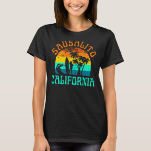 T-shirt Sausalito California Beach Surf Vacances été Gi