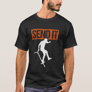 T-shirt Saut à bâton sauteur Envoyez-le Champion de saut à
