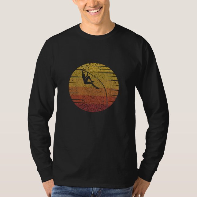 T-shirt Saut à la perche rétro (Devant)