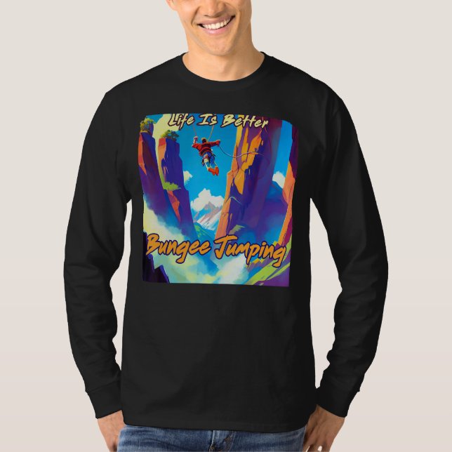 T-shirt Saut à l'élastique Aventure Extrême (Devant)