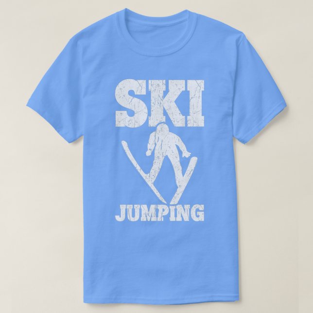 T-shirt Saut à ski saut à ski saut à ski (Design devant)