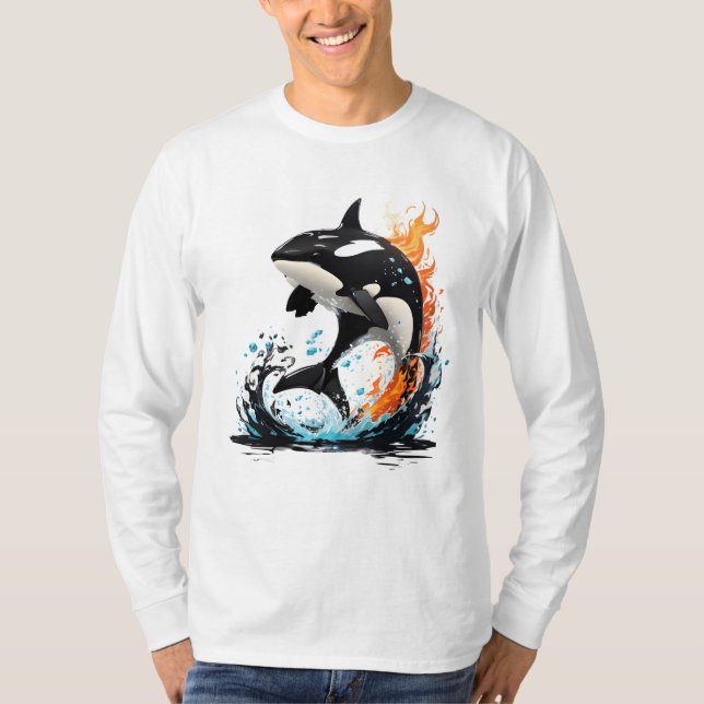 T-shirt saut dauphin océanique 2023 (Devant)